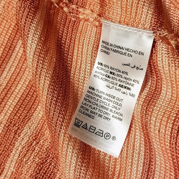 🆕 CHICO'S Embroidered Striped Jacquard Cardigan - Picture 10 of 13